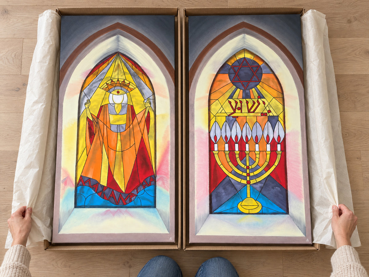Kirchenfenster – Original von Maximilian Schroeder, Ansicht 3