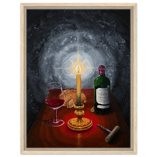 Das Abendmahl – gerahmte Leinwand, Ansicht 2