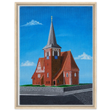 Rothenseer Kirche – gerahmte Leinwand nach Maximilian Schroeder