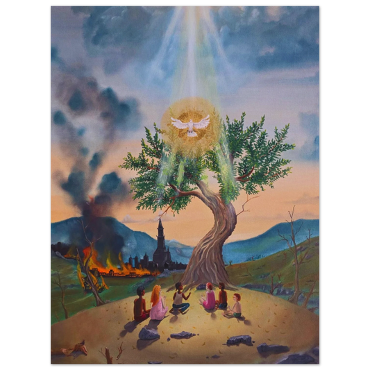 Der letzte Olivenbaum – Kunstdruck, Ansicht 2
