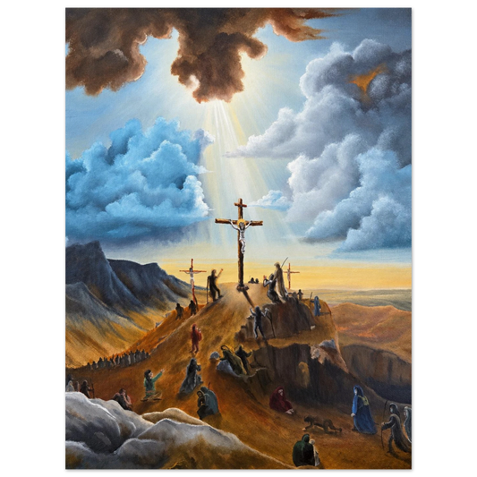 Kreuzigung – Kunstdruck, Ansicht 2