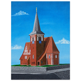 Rothenseer Kirche – Kunstdruck auf Papier nach Maximilian Schroeder