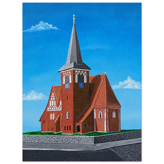 Rothenseer Kirche – Kunstdruck, Ansicht 2