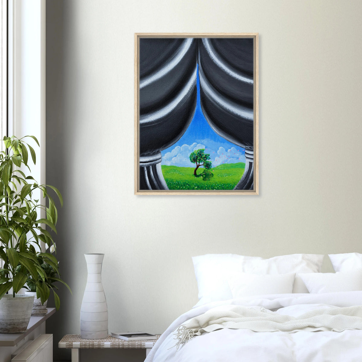 Ein friedlicher Moment – gerahmte Leinwand, Ansicht 12