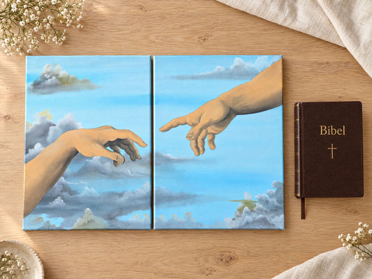 Die ausgestreckte Hand (Diptychon)
