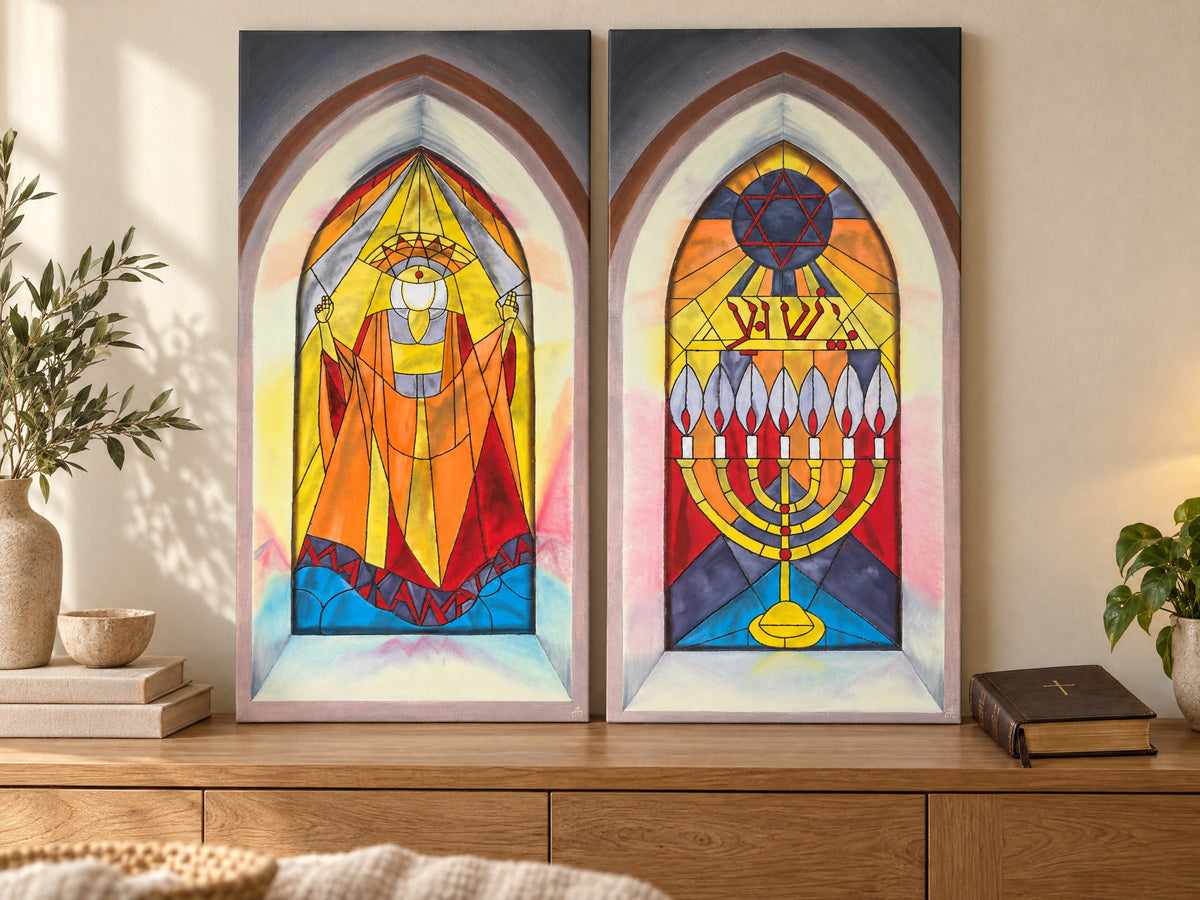 Kirchenfenster – Original von Maximilian Schroeder, Ansicht 2