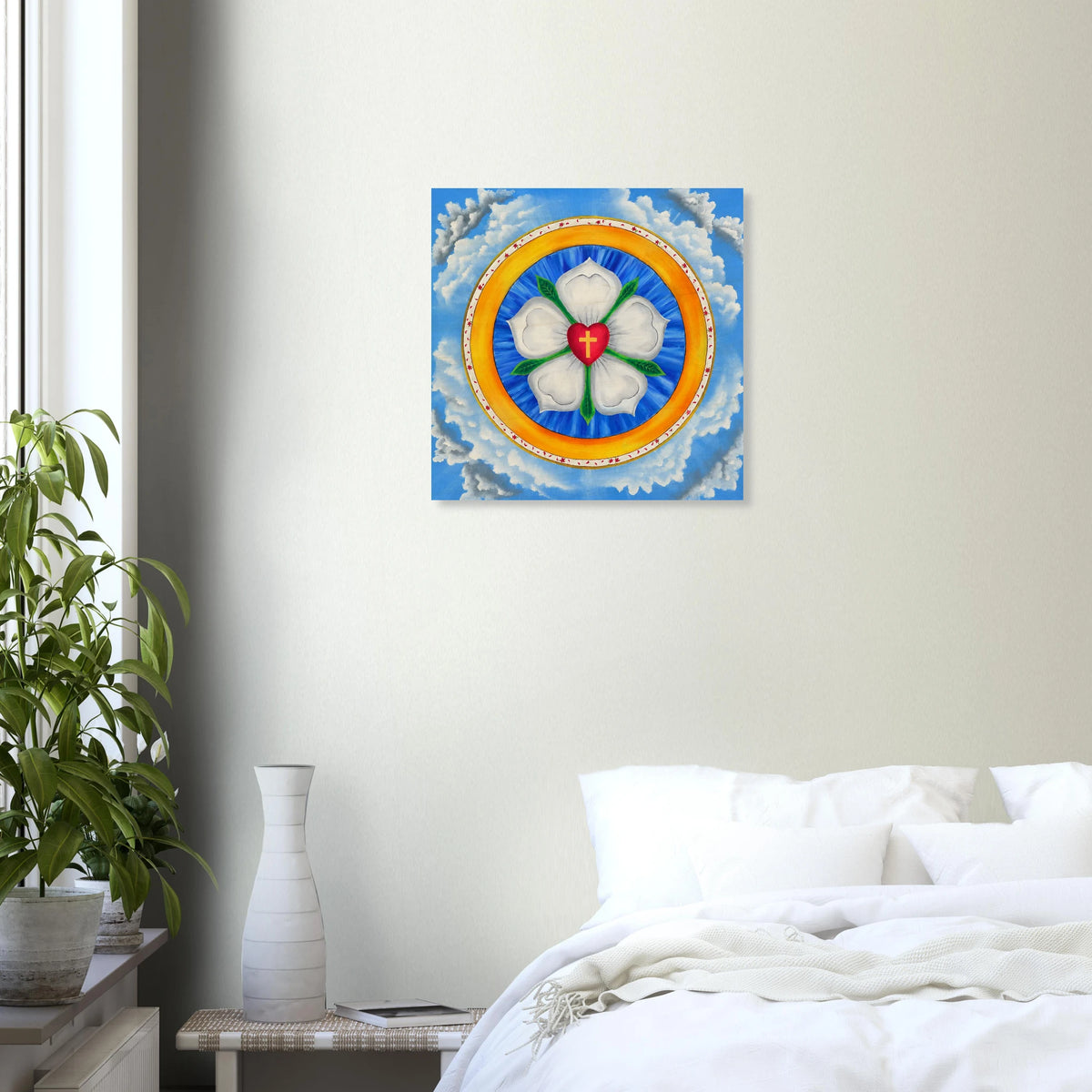 Lutherrose – Holzdruck, Ansicht 5