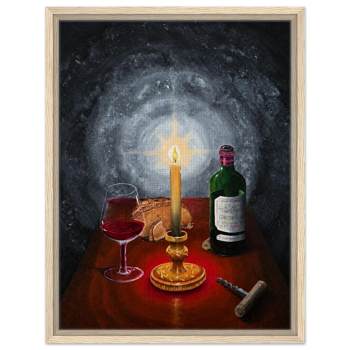 Das Abendmahl – gerahmte Leinwand, Ansicht 2
