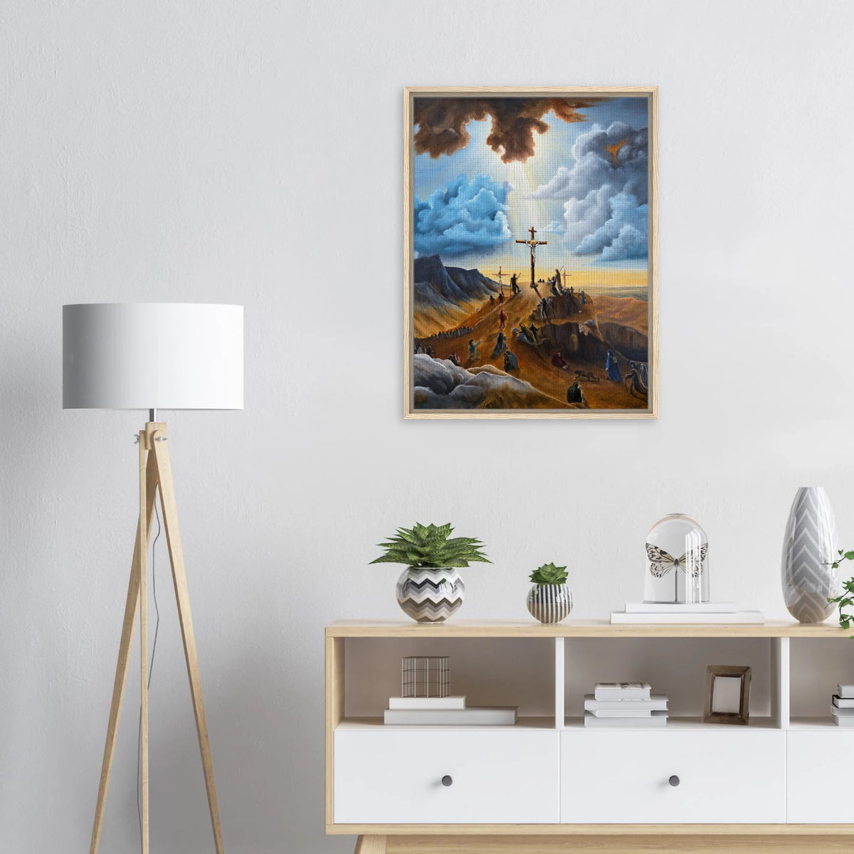 Kreuzigung – gerahmte Leinwand, Ansicht 10