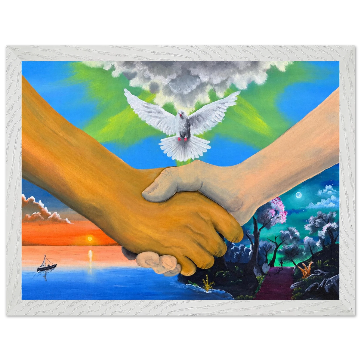 Wir sind alles Menschen – gerahmter Kunstdruck, Ansicht 7
