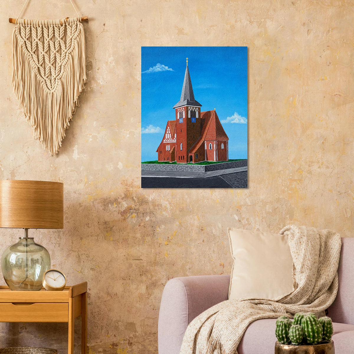 Rothenseer Kirche – Kunstdruck, Ansicht 4