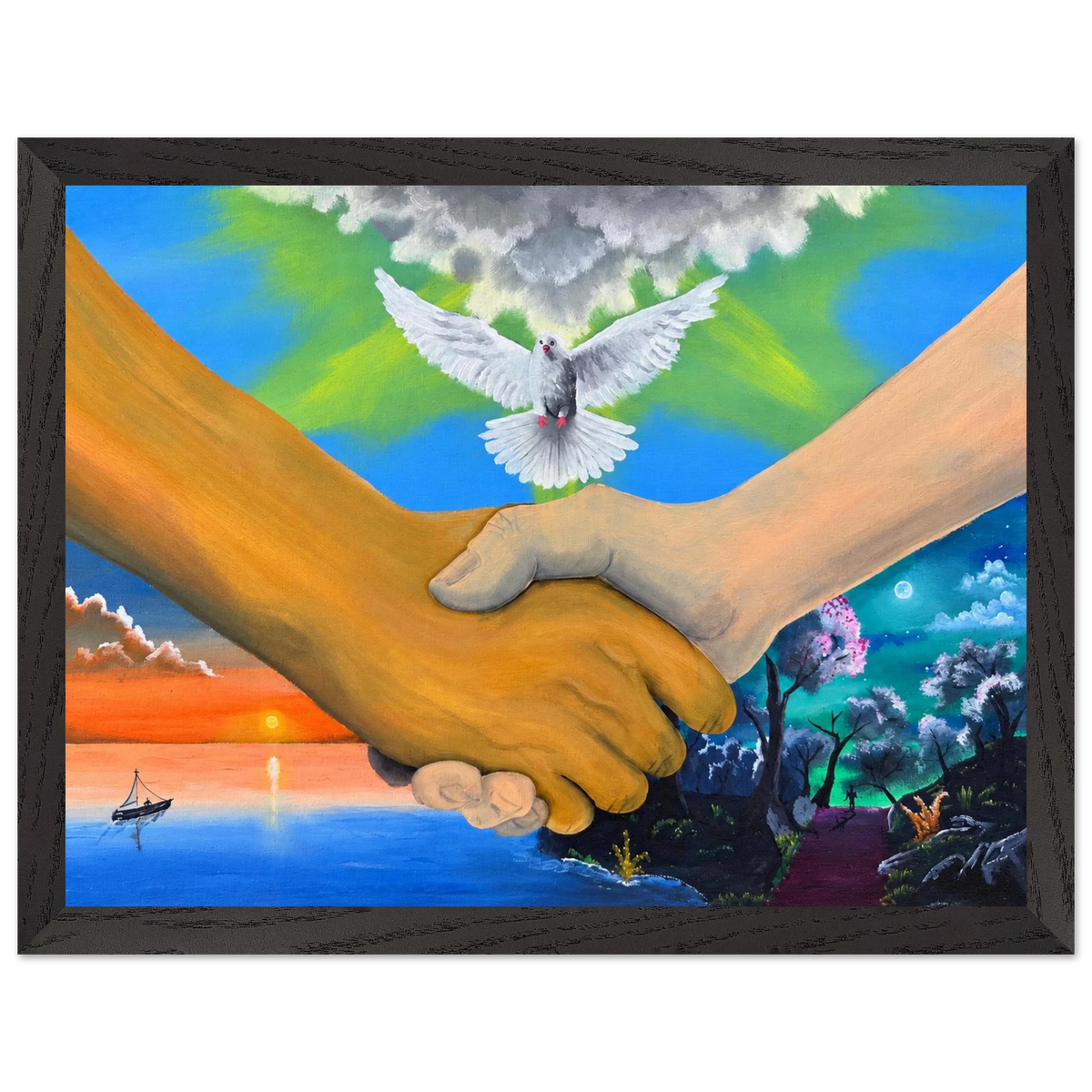Wir sind alles Menschen – gerahmter Kunstdruck, Ansicht 8