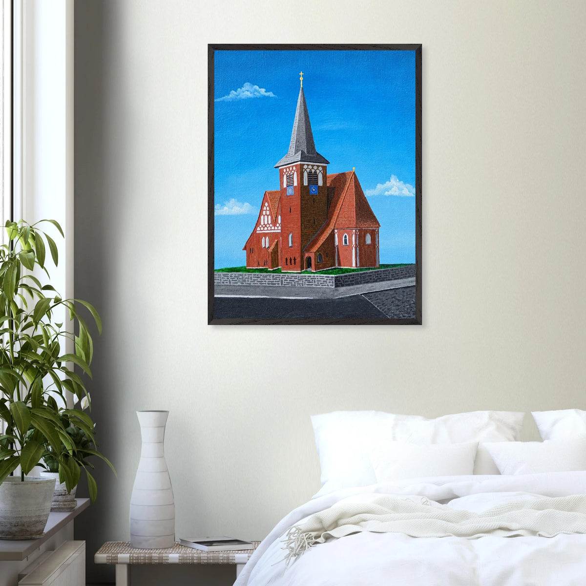 Rothenseer Kirche – gerahmter Kunstdruck, Ansicht 12