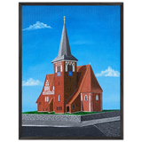Rothenseer Kirche – gerahmter Kunstdruck nach Maximilian Schroeder