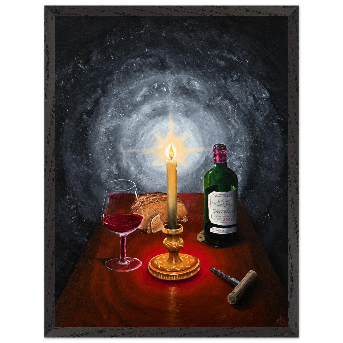 Das Abendmahl – gerahmter Kunstdruck, Ansicht 3
