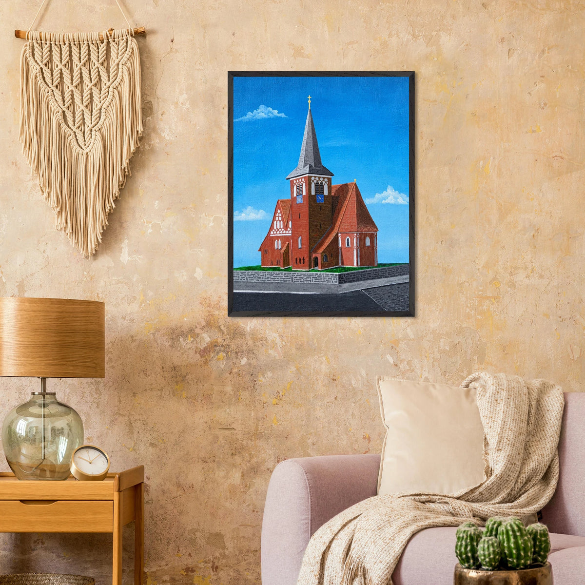 Rothenseer Kirche – gerahmter Kunstdruck, Ansicht 11