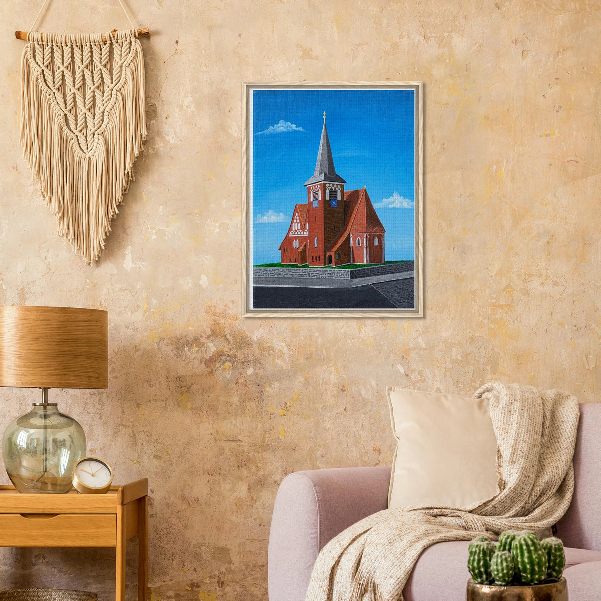 Rothenseer Kirche – gerahmte Leinwand, Ansicht 10