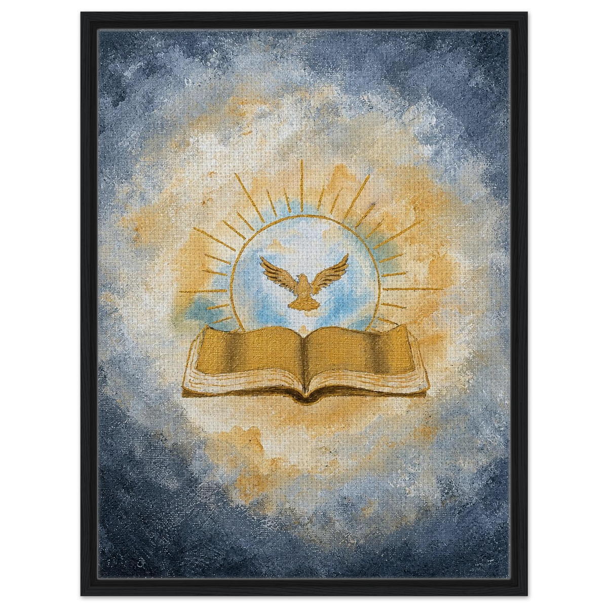 Die heiligen Wörter – gerahmte Leinwand, Ansicht 5