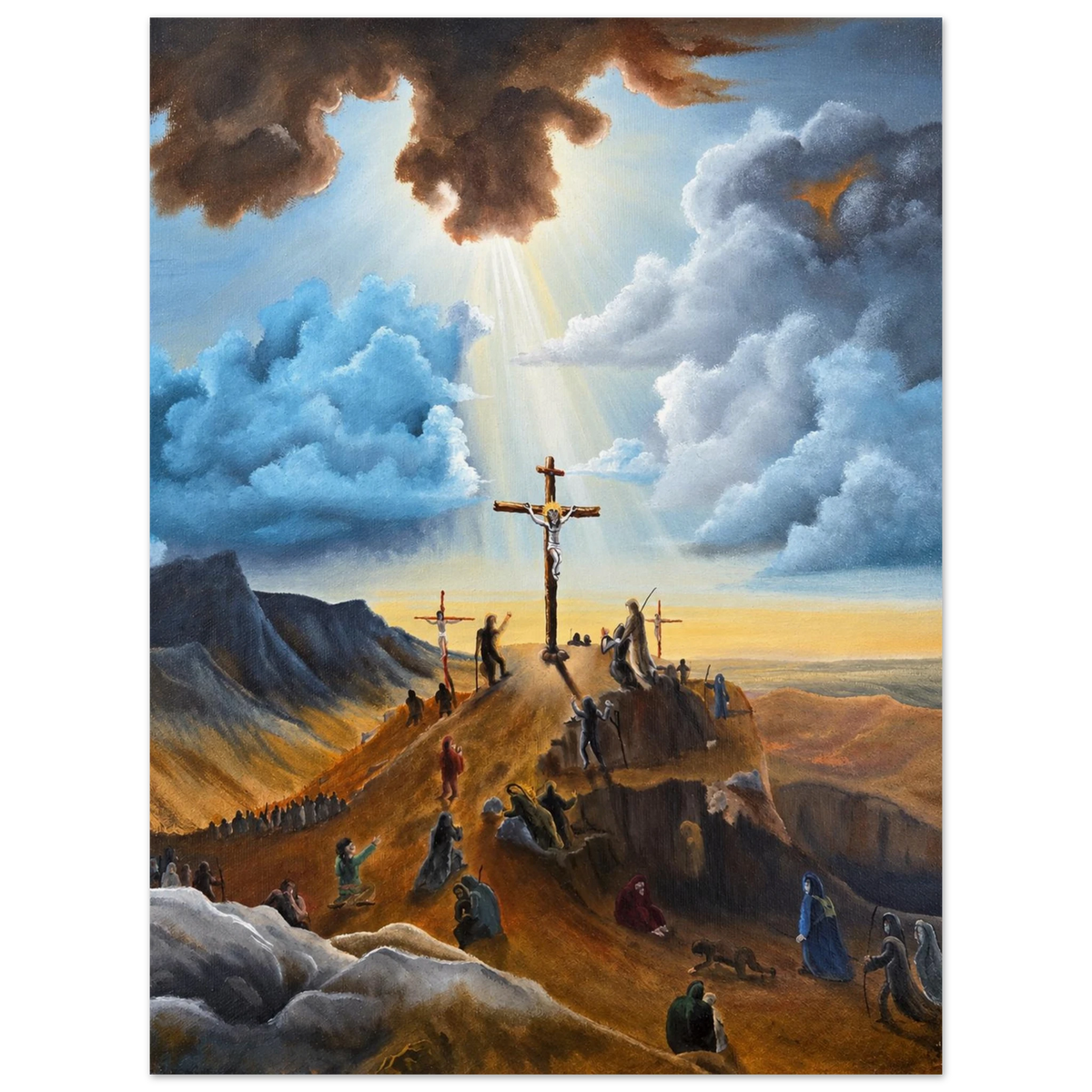 Kreuzigung – Kunstdruck, Ansicht 3