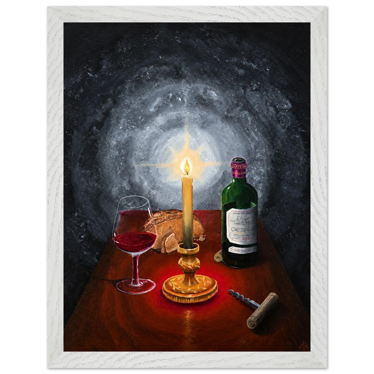 Das Abendmahl – gerahmter Kunstdruck, Ansicht 5