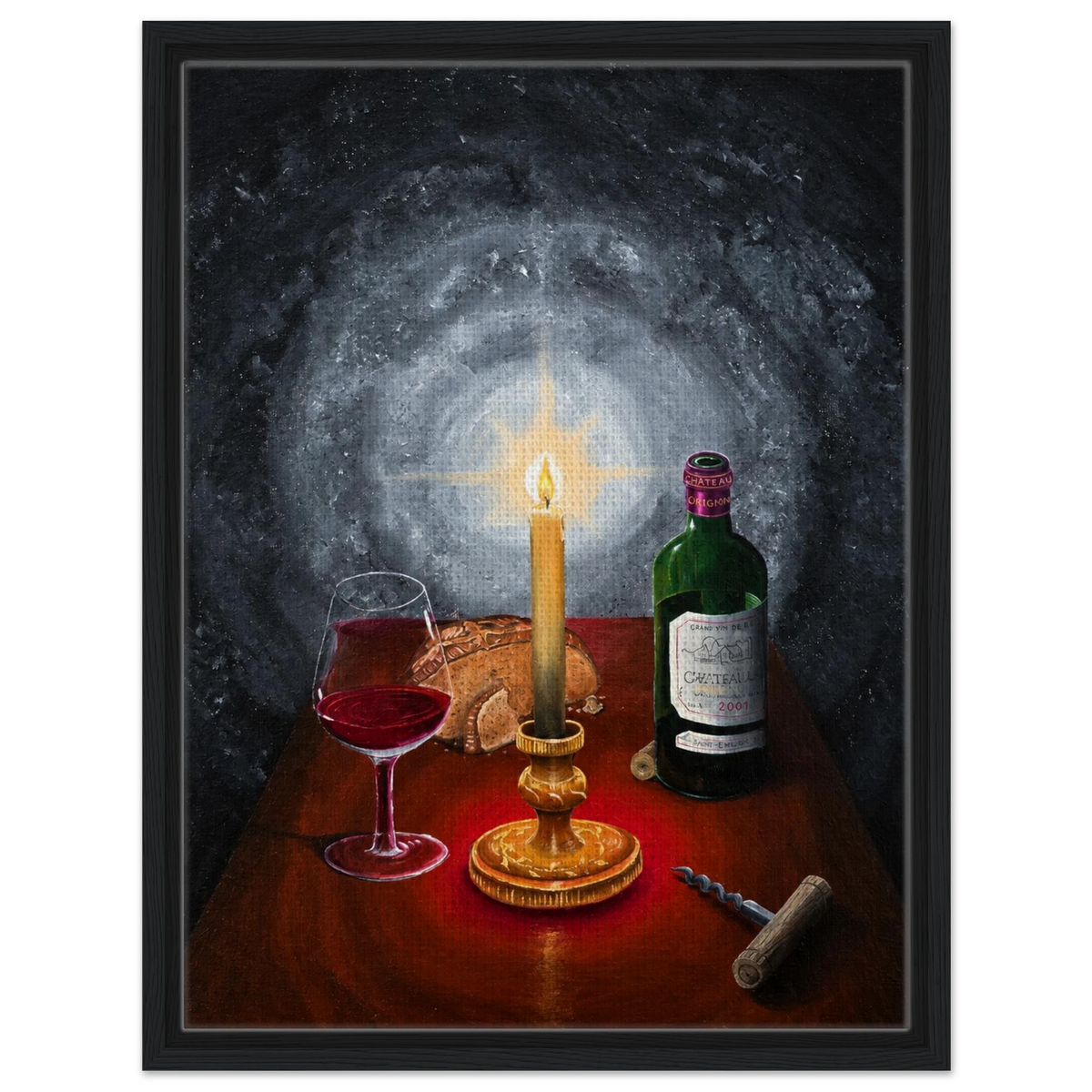 Das Abendmahl – gerahmte Leinwand, Ansicht 8