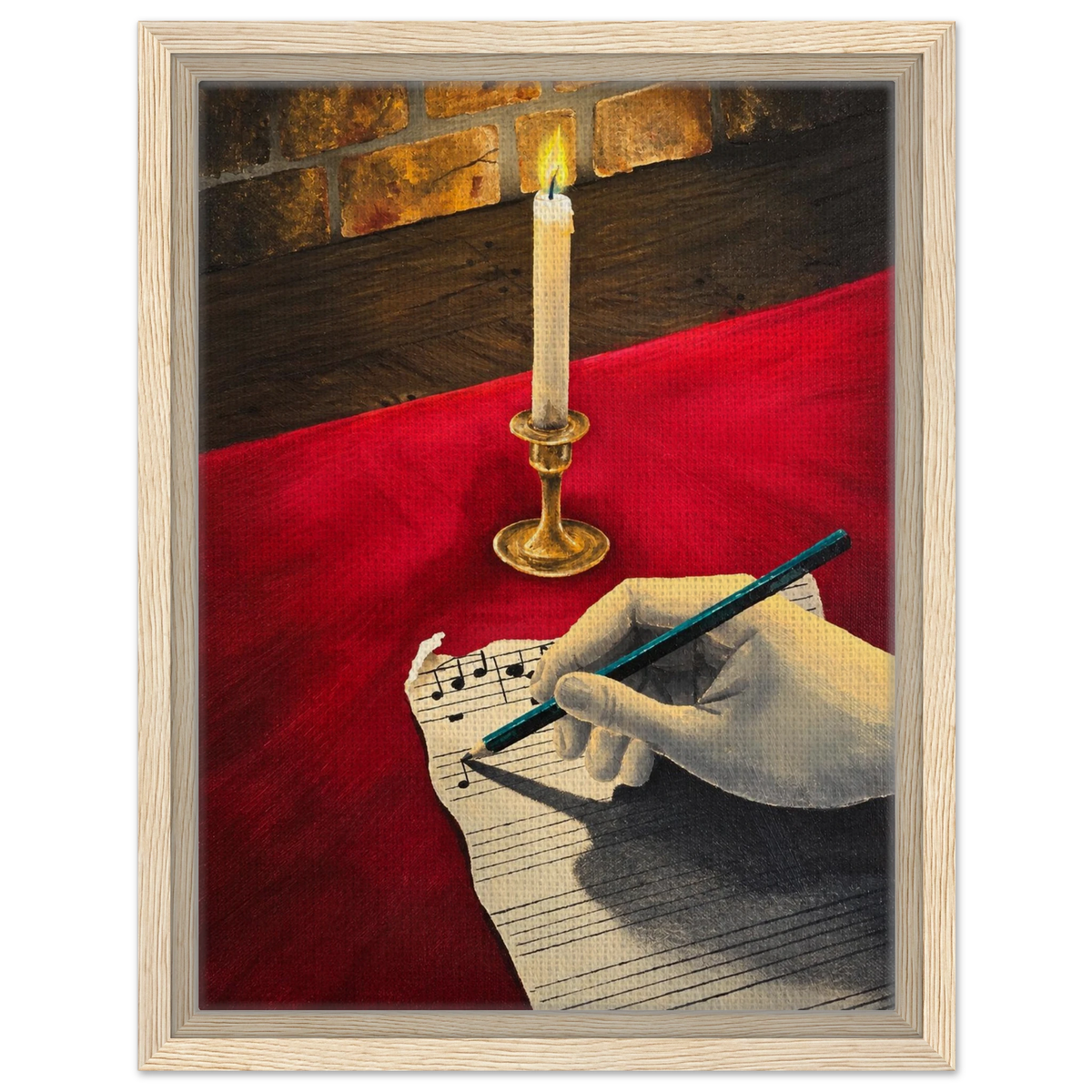 Ein neues Lied – gerahmte Leinwand, Ansicht 7