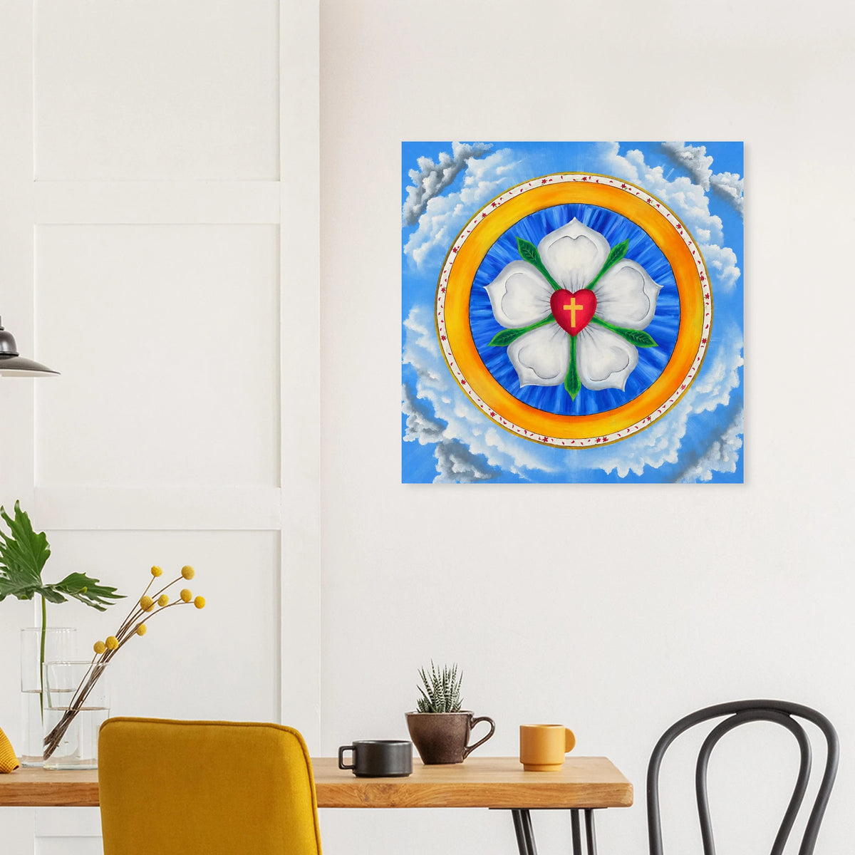 Lutherrose – Kunstdruck auf Papier, Ansicht 6