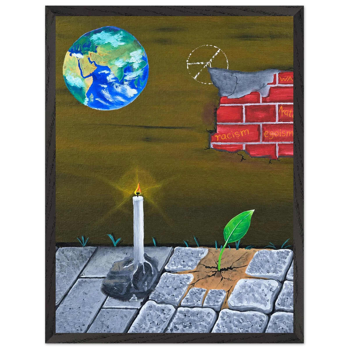 Probleme dieser Welt – gerahmter Kunstdruck, Ansicht 2