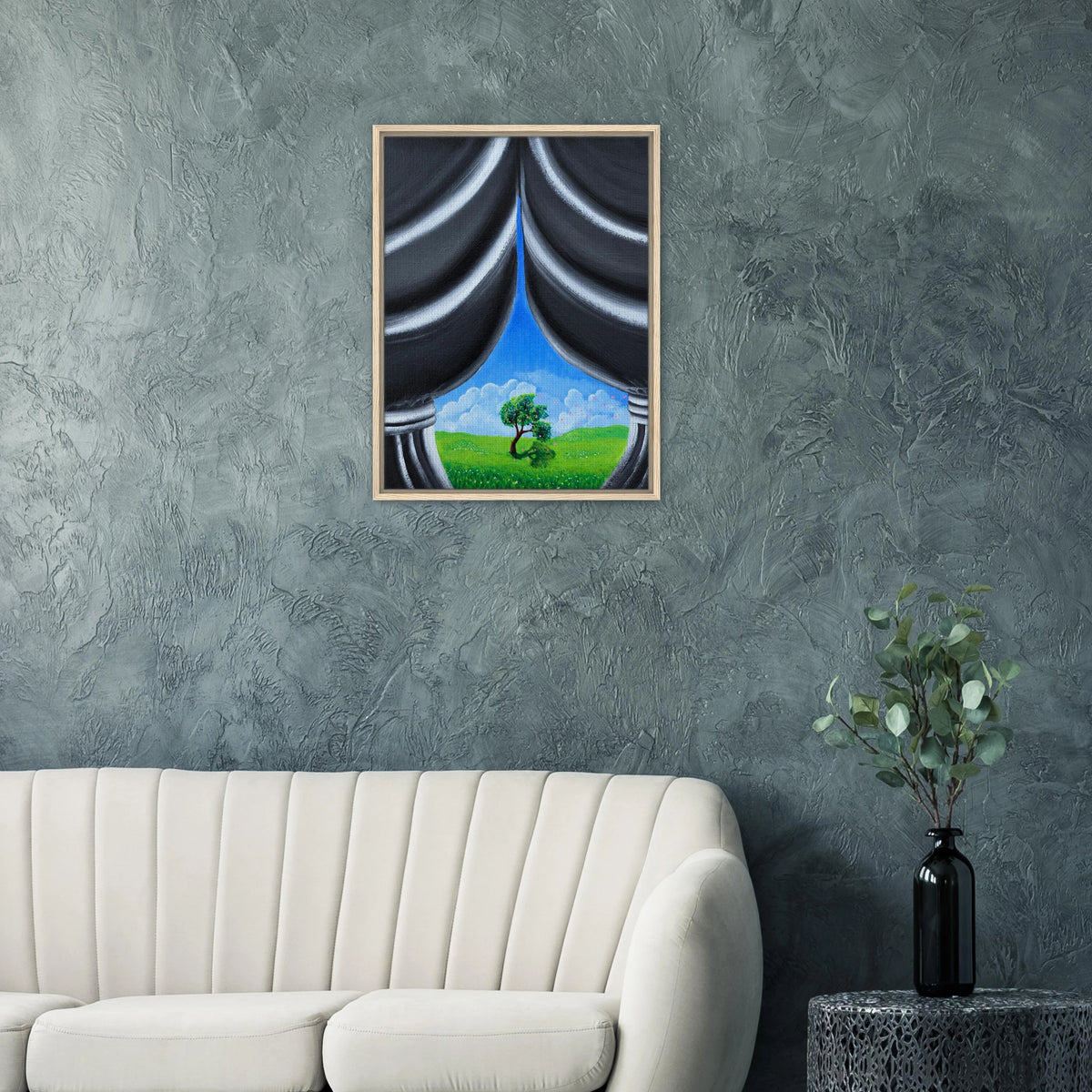 Ein friedlicher Moment – gerahmte Leinwand, Ansicht 11