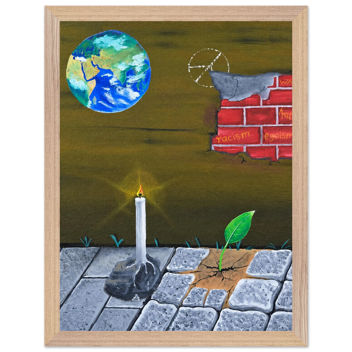 Probleme dieser Welt – gerahmter Kunstdruck, Ansicht 4