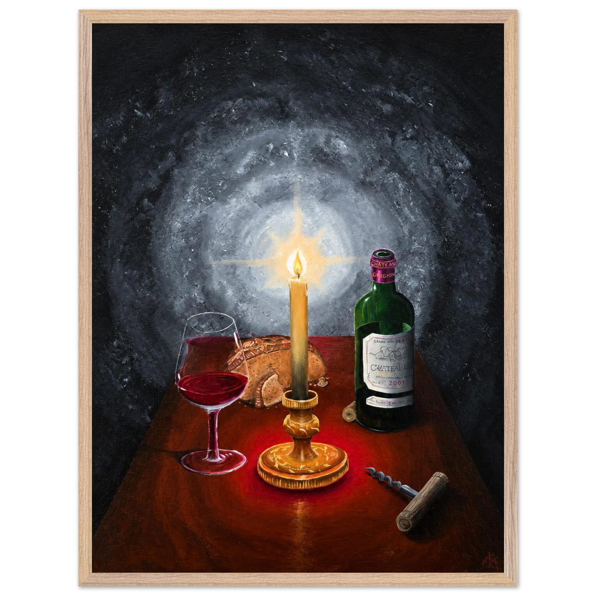 Das Abendmahl – gerahmter Kunstdruck, Ansicht 2