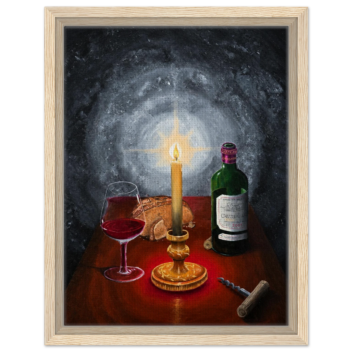 Das Abendmahl – gerahmte Leinwand, Ansicht 6
