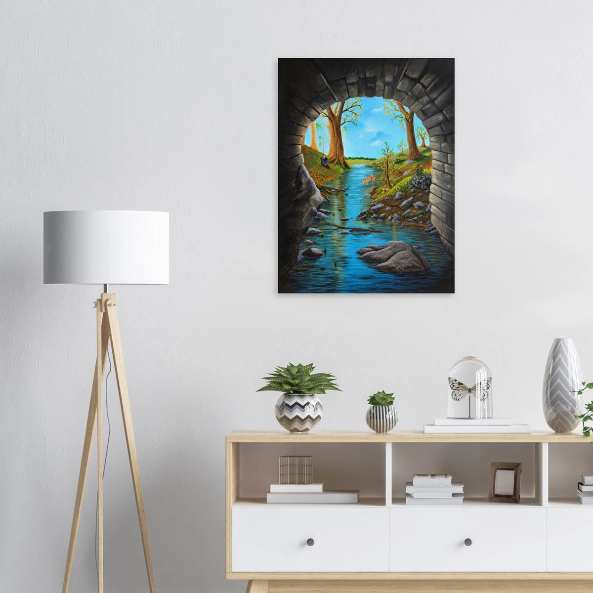 Dunkelheit und Licht – Kunstdruck, Ansicht 5