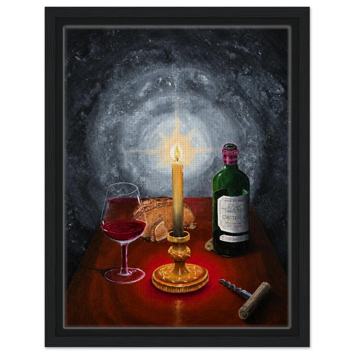 Das Abendmahl – gerahmte Leinwand, Ansicht 3