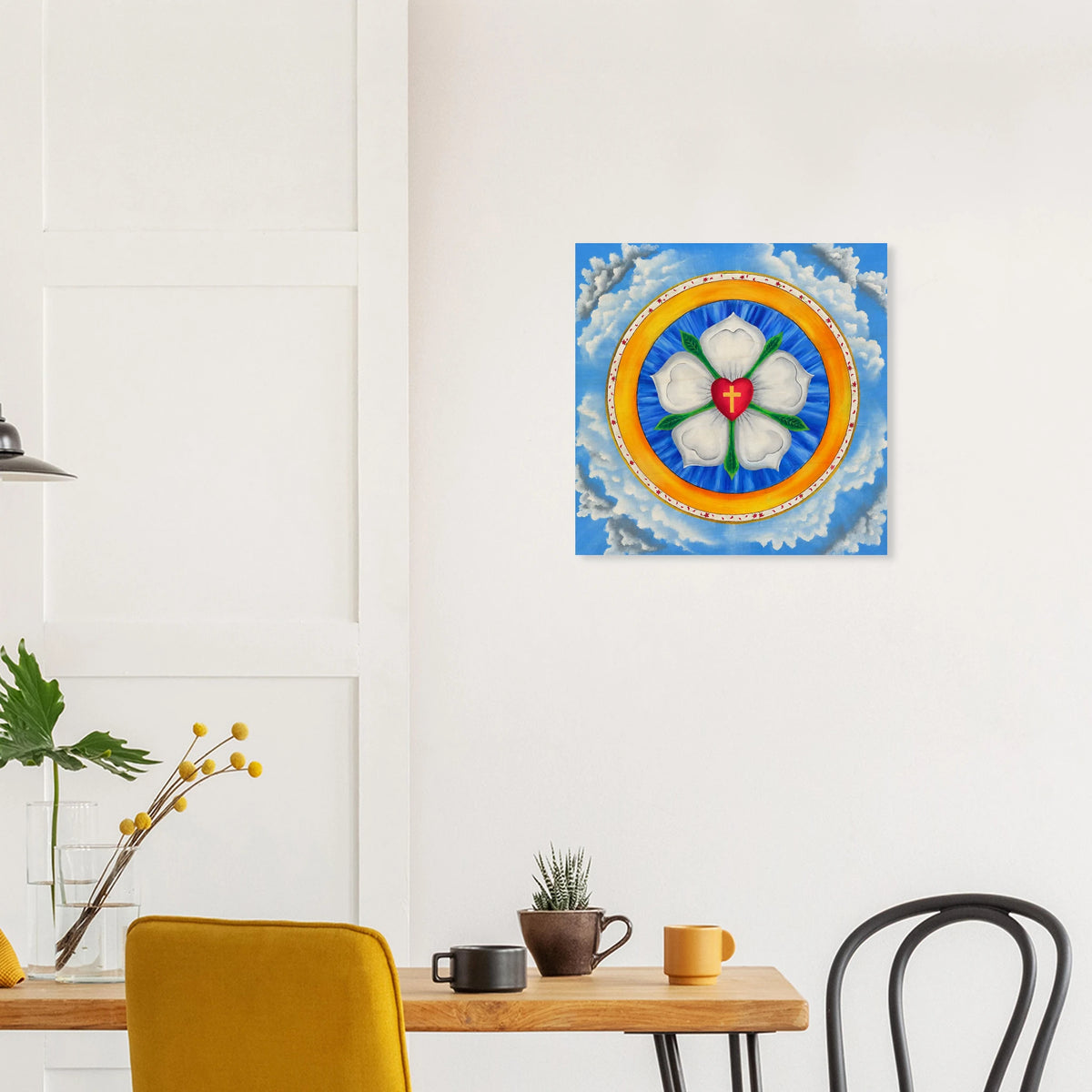 Lutherrose – Holzdruck, Ansicht 6