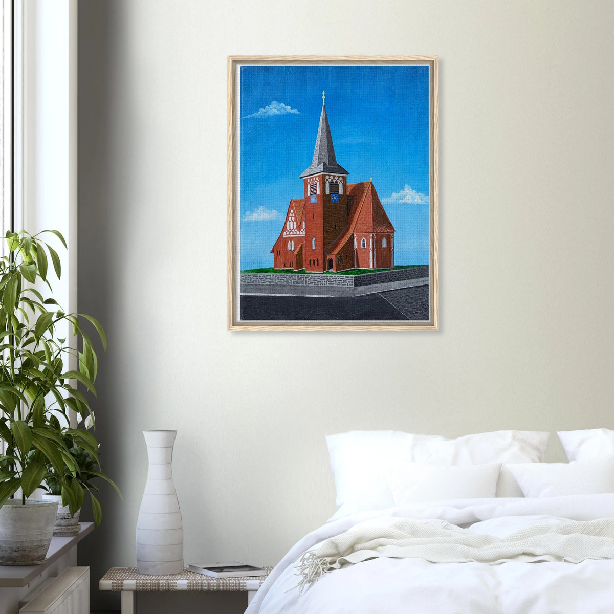 Rothenseer Kirche – gerahmte Leinwand, Ansicht 11
