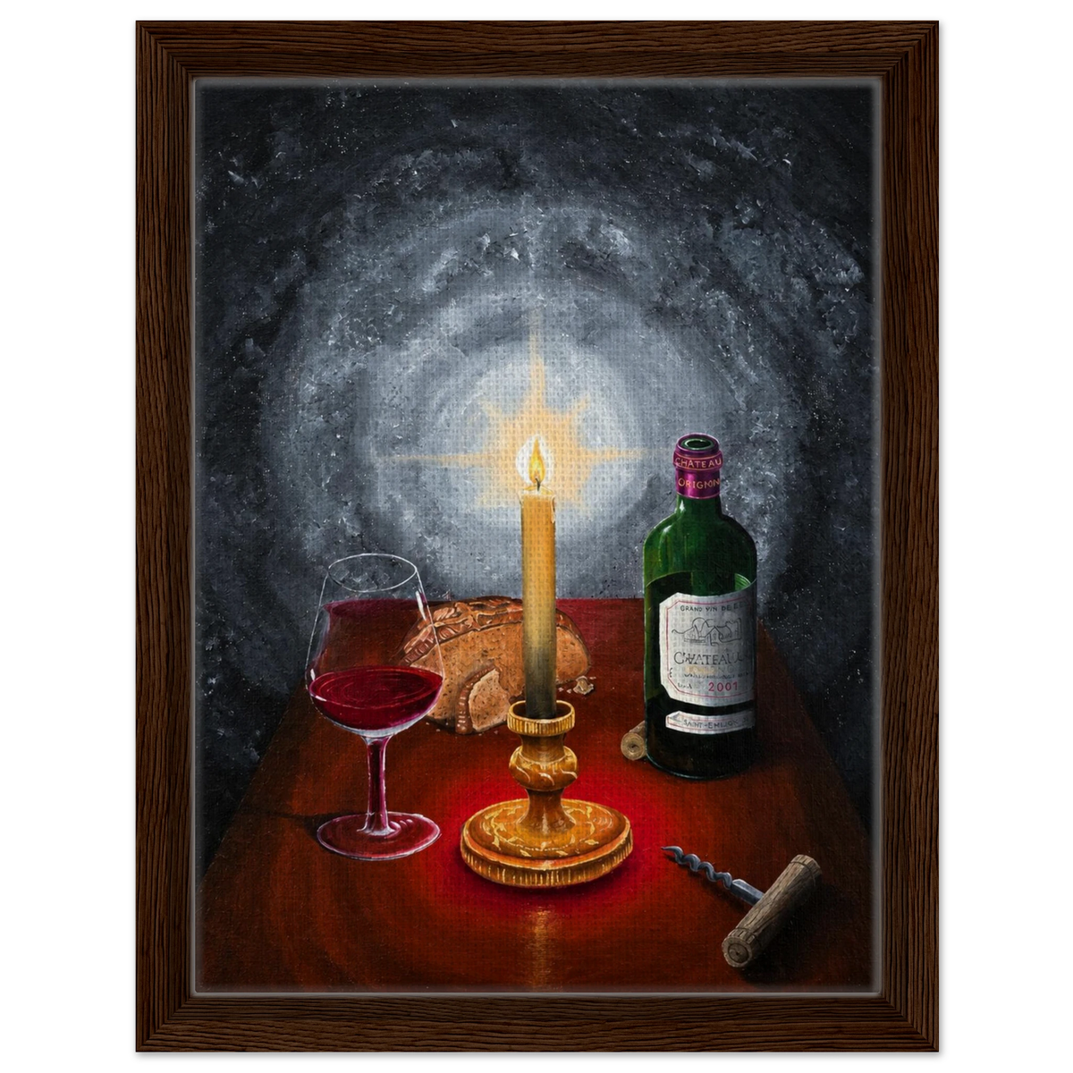 Das Abendmahl – gerahmte Leinwand, Ansicht 5