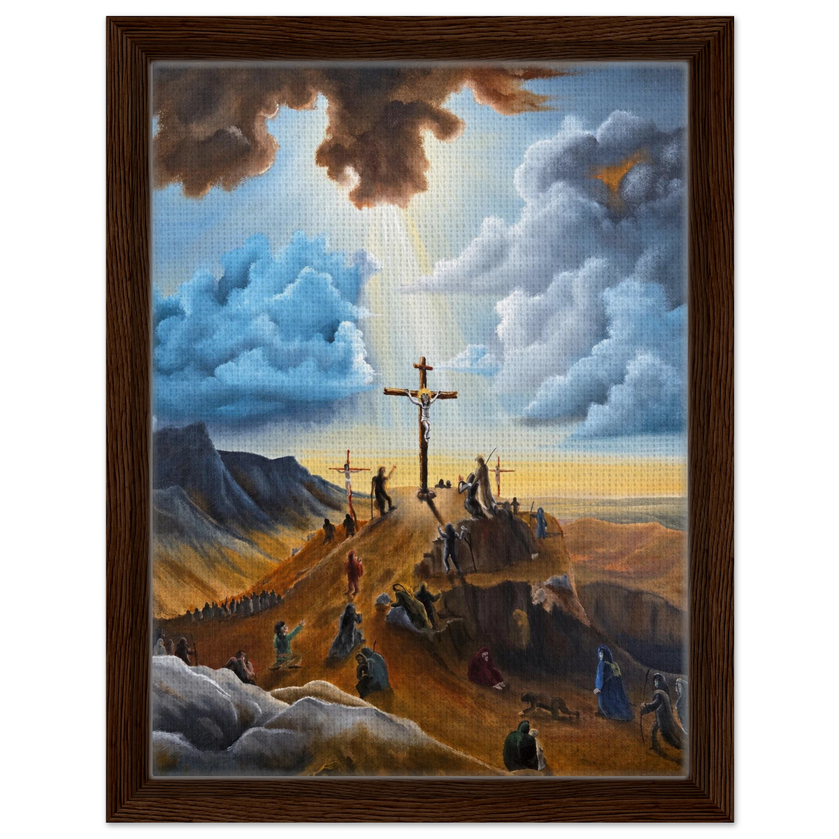 Kreuzigung – gerahmte Leinwand, Ansicht 9