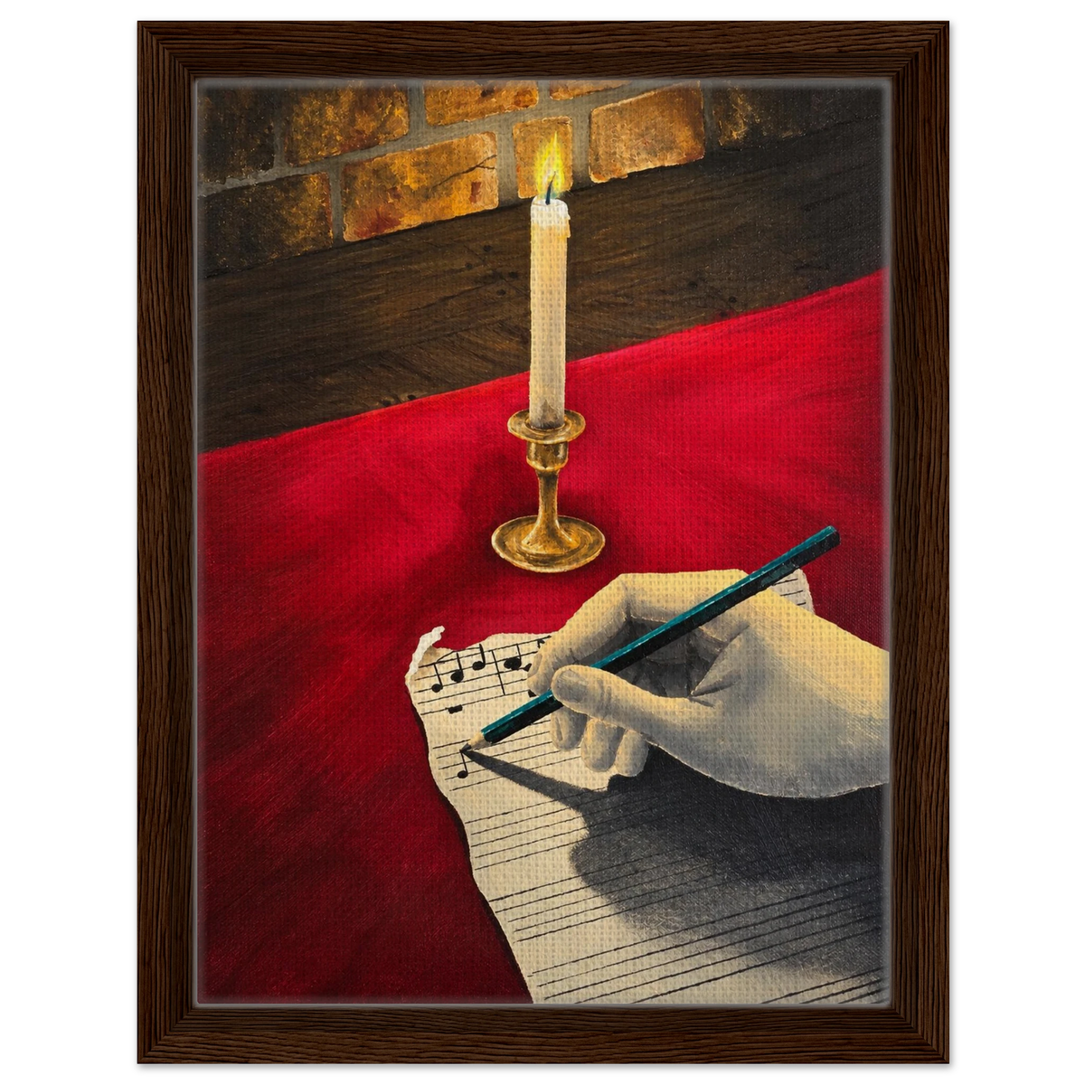 Ein neues Lied – gerahmte Leinwand, Ansicht 6