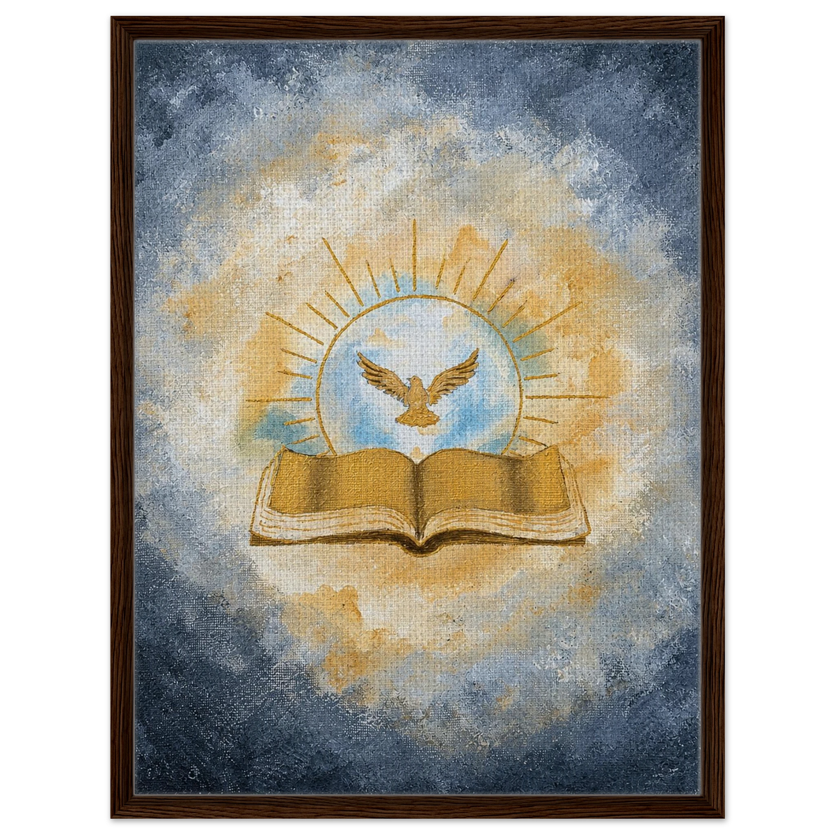 Die heiligen Wörter – gerahmte Leinwand, Ansicht 9