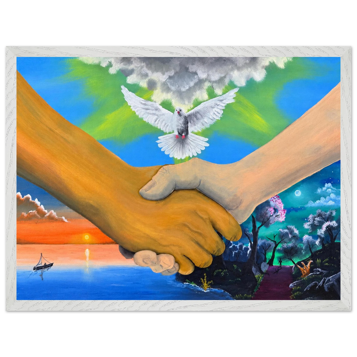 Wir sind alles Menschen – gerahmter Kunstdruck, Ansicht 9