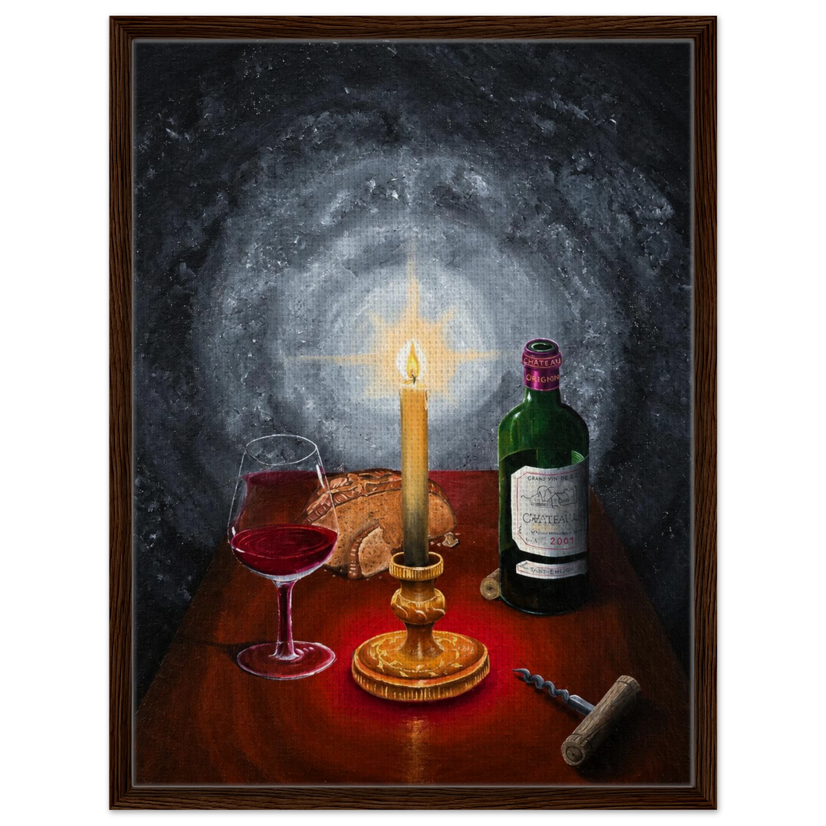 Das Abendmahl – gerahmte Leinwand, Ansicht 4