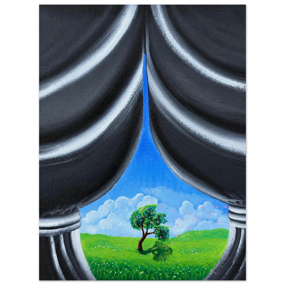 Ein friedlicher Moment – Kunstdruck, Ansicht 3