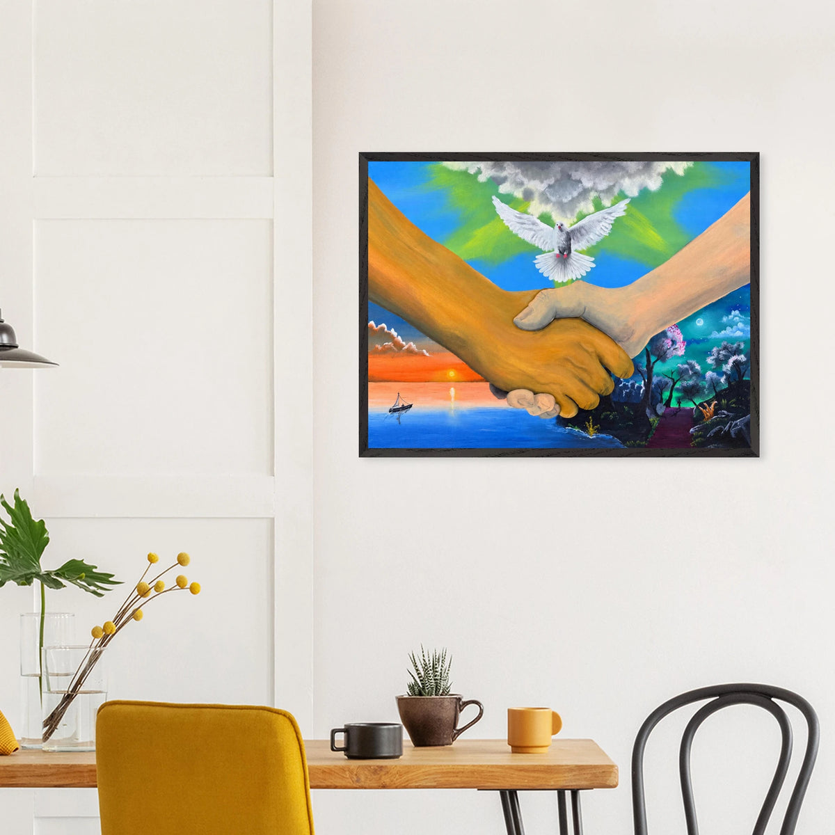 Wir sind alles Menschen – gerahmter Kunstdruck, Ansicht 11