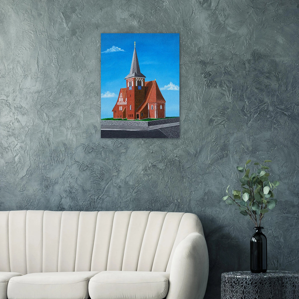 Rothenseer Kirche – Kunstdruck, Ansicht 6