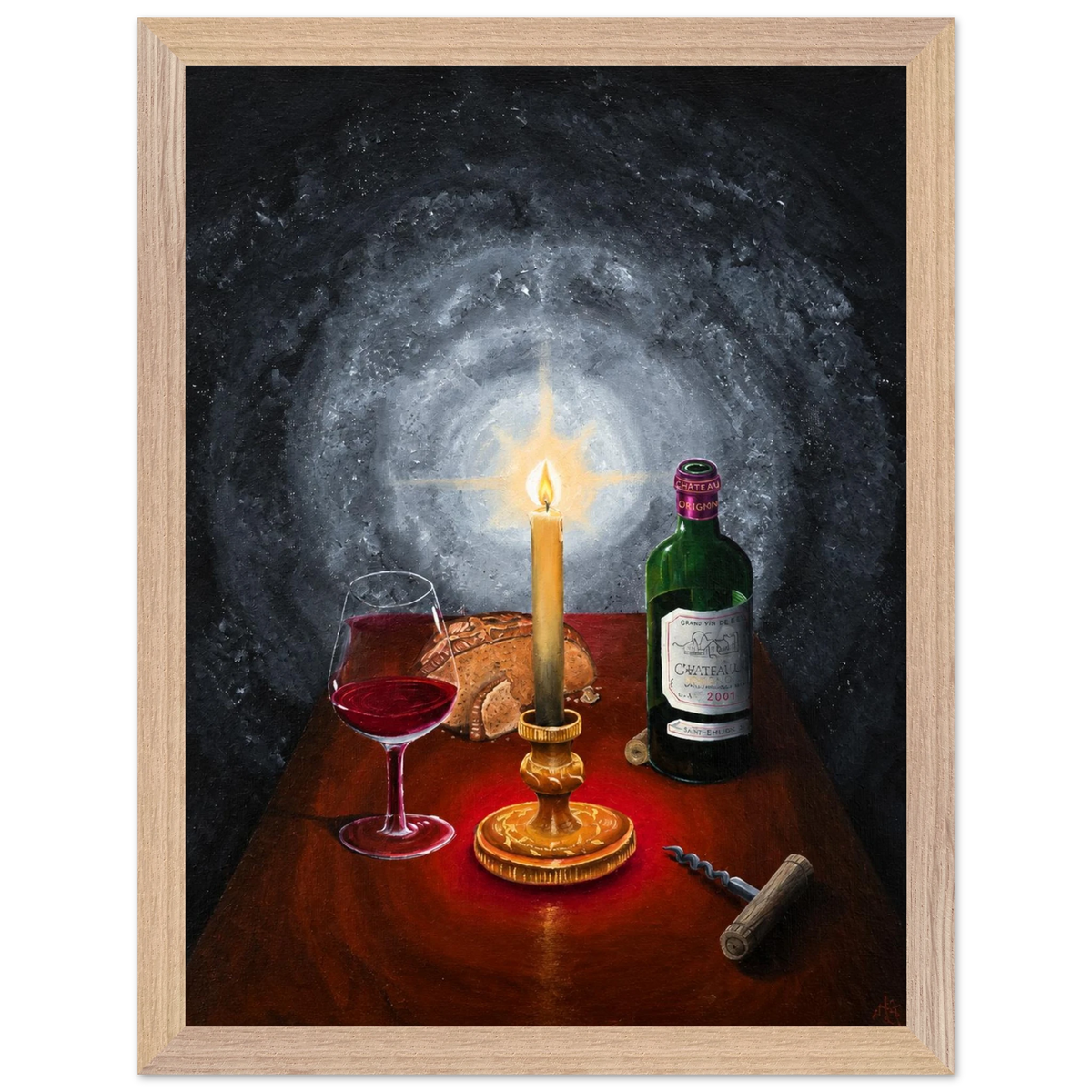 Das Abendmahl – gerahmter Kunstdruck, Ansicht 6