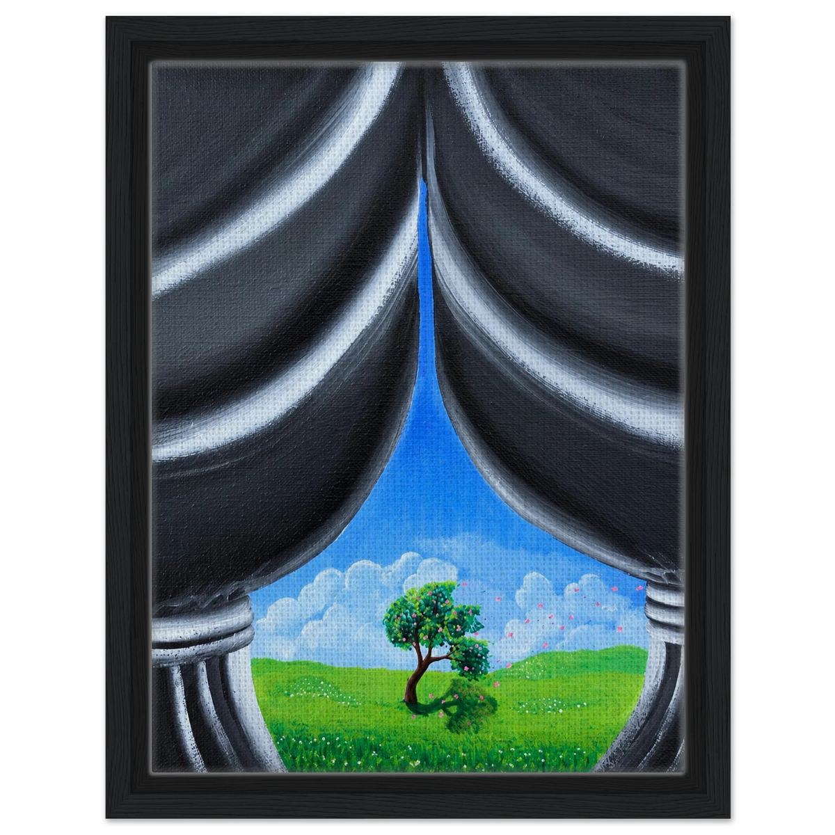 Ein friedlicher Moment – gerahmte Leinwand, Ansicht 6